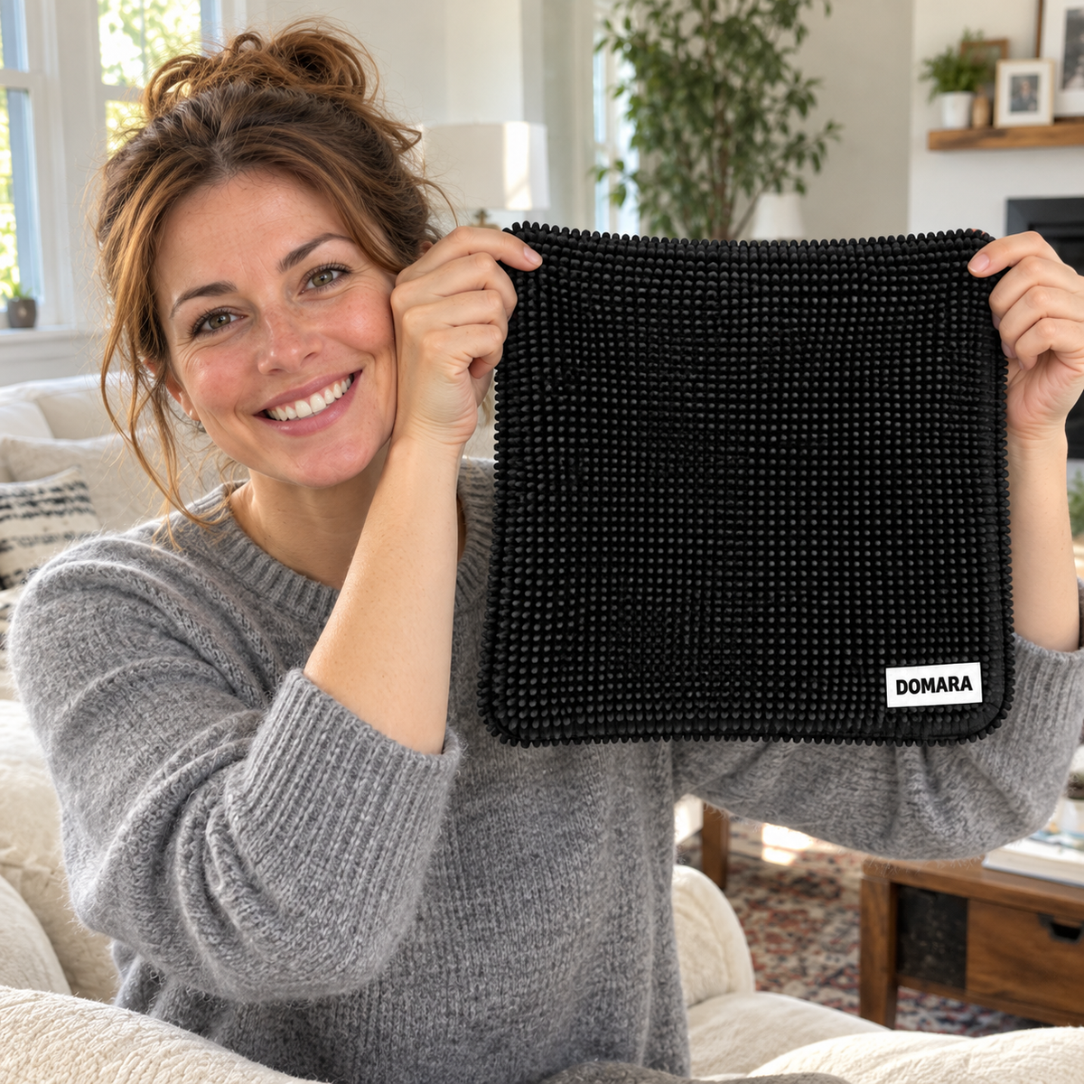 Le chiffon Lustra déplié