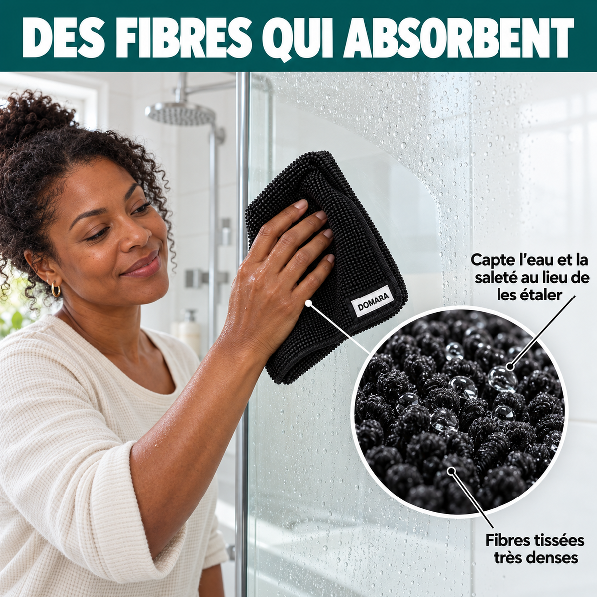 Des fibres qui absorbent l'eau